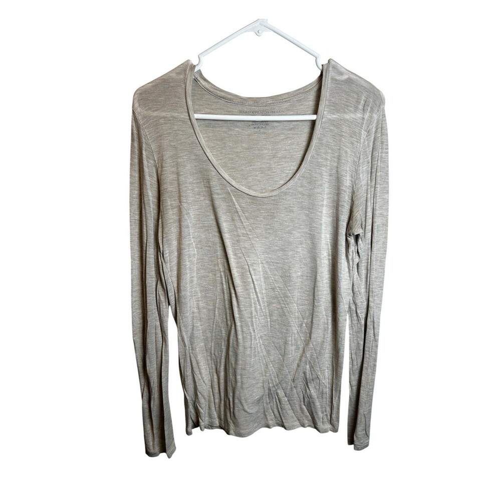 Majestic Filatures Soft Touch Tshirt In Beige Size 3 (L)